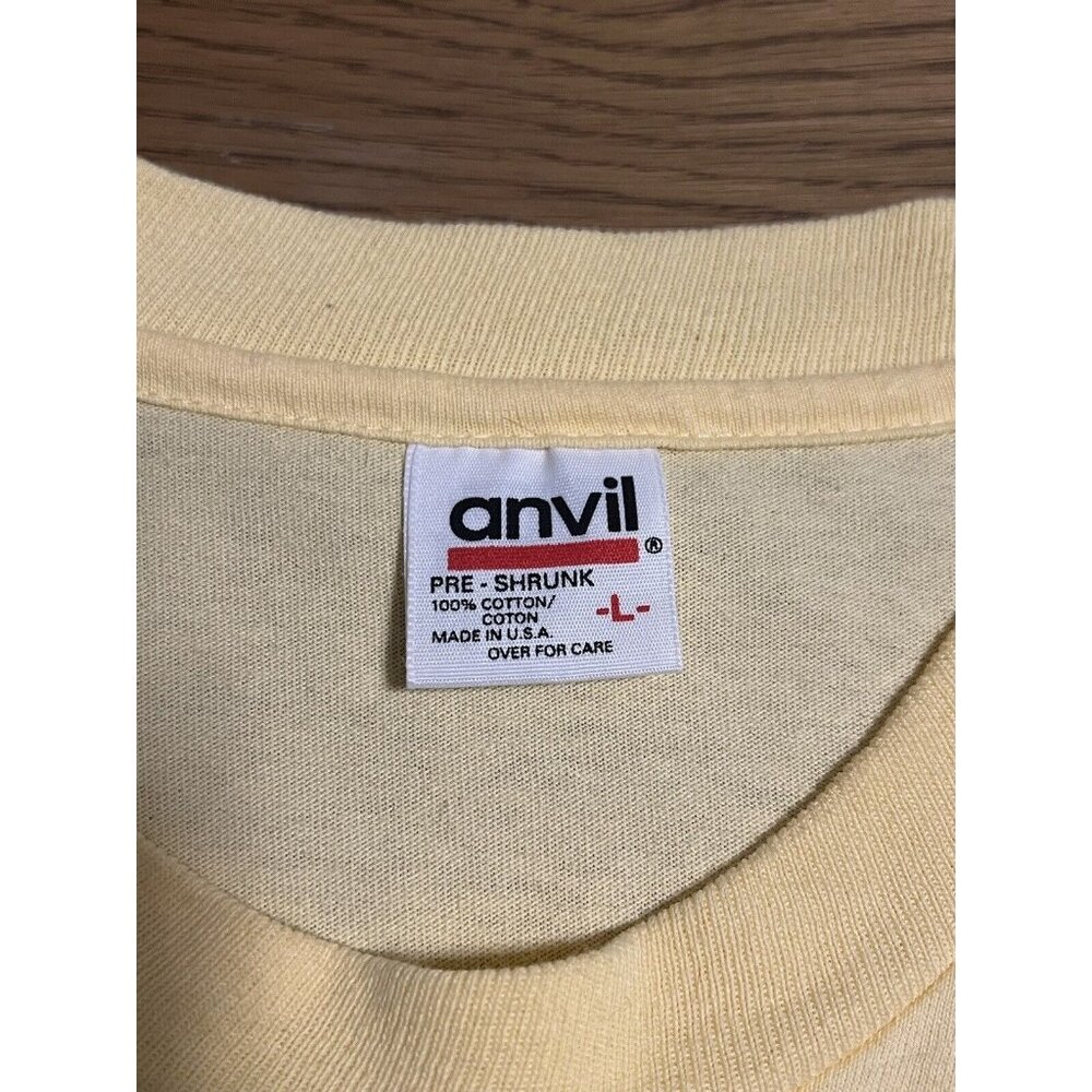 Single Stitch‎ San Antonio Anvil U.S.A. Cotton T-Shirt Size Large Travel VTG - Picture 3 of 11